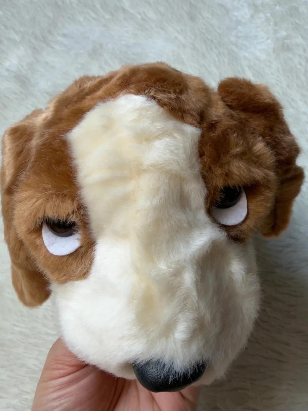 Ty Beanie Babies Brown & White Plush Puppy